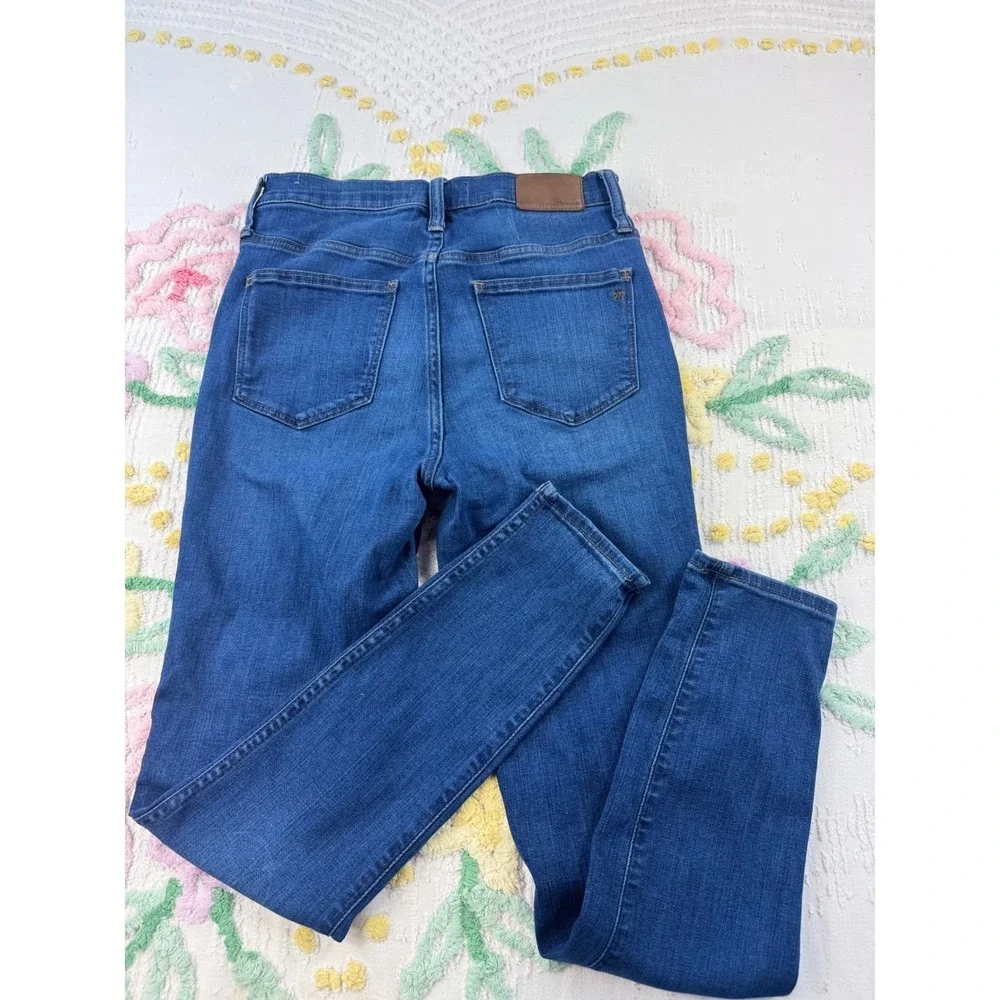 Madewell 10 Roadtripper High‎ Rise Skinny Jeans Medium Wash Size 26